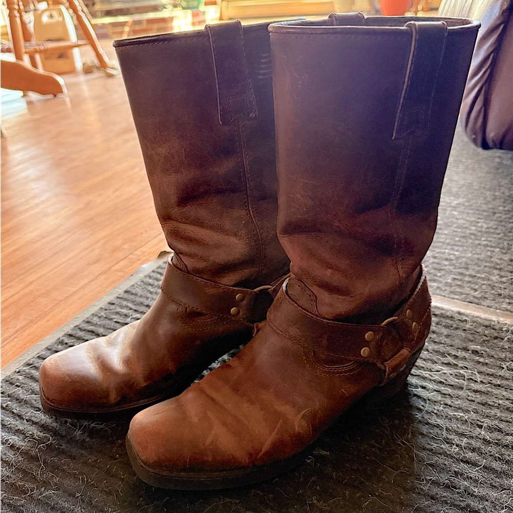 Brown Leather Boots